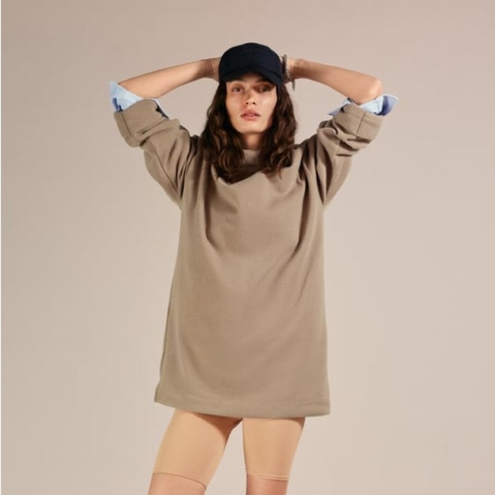 Textured Oversized Dress